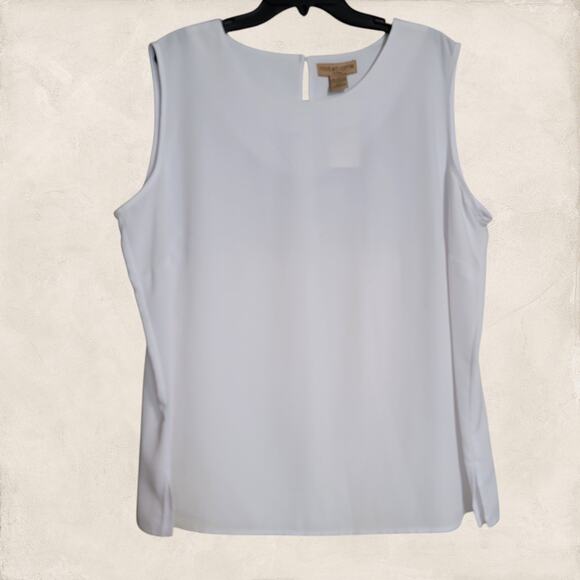 Notations White Blouse Classic Design Size 2X - Picture 1 of 10